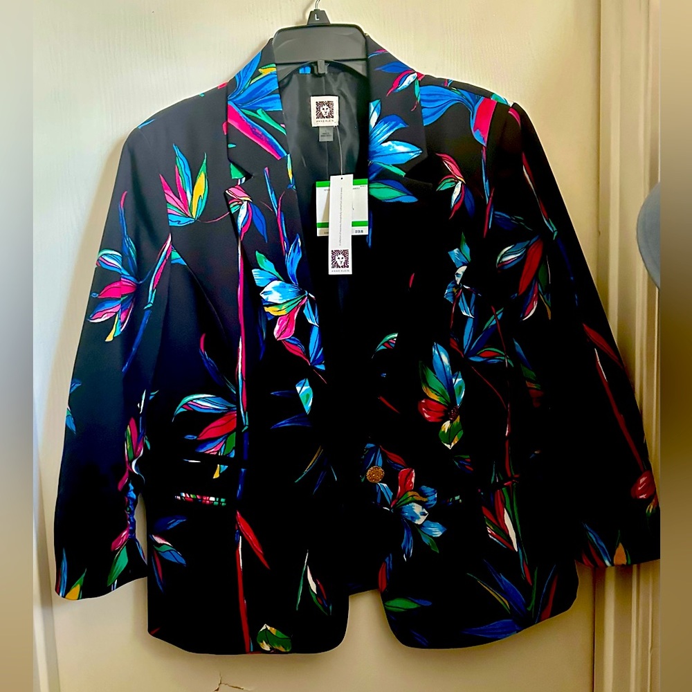 ❎SOLD❎Anne Klein Floral Jacket NWT